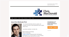 Desktop Screenshot of chrismacdonald.ca