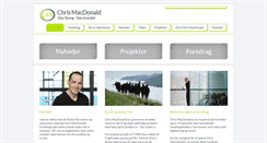 Desktop Screenshot of chrismacdonald.dk