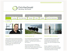 Tablet Screenshot of chrismacdonald.dk